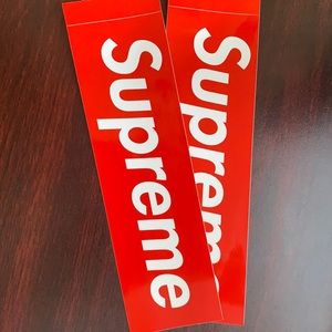 Regular supreme box logo stickers